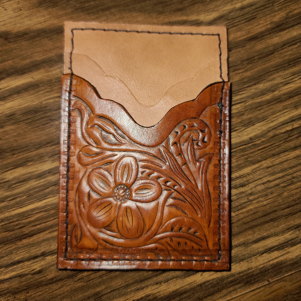 Handmade Leather CardholderWallet Handmade Leather CardholderWallet